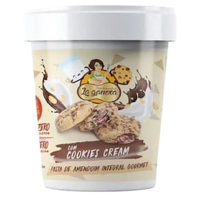 Pasta De Amendoim Integral Cookies Cream 450G La Ganexa