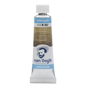 Tinta Aquarela Van Gogh Talens 10ml Cor Light Gold 802