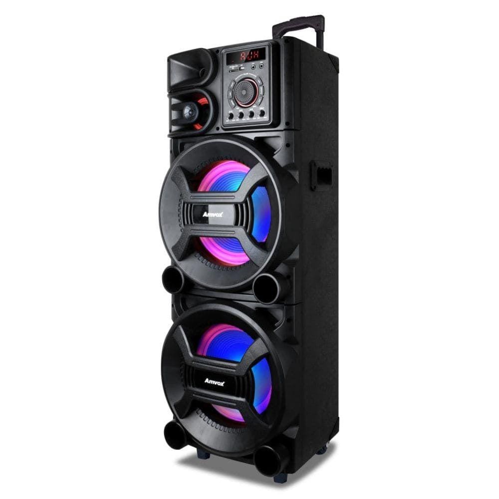 Caixa Som Amplificada Bluetooth 3000W Rms 6 Subwoofer LED