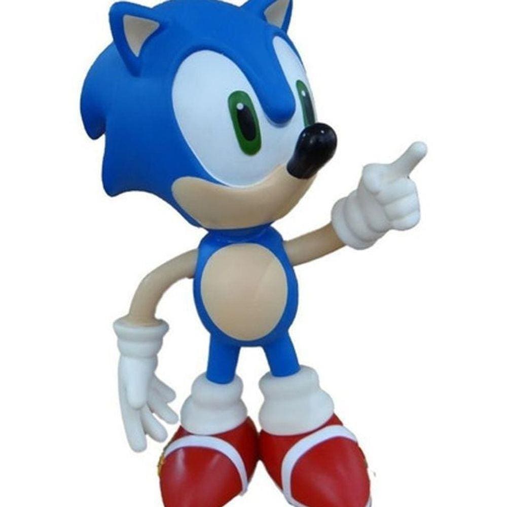 Boneco Sonic Preto Grande Collection Shadow - Super Size Figure