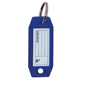 Etiqueta Dovale p/ Chaves Modelo 3 Azul C/10 unid. - 77250