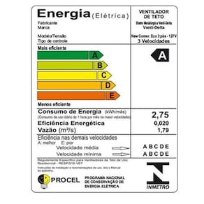 Ventilador De Teto New Comercial 3 Pás Chapa A Econômica