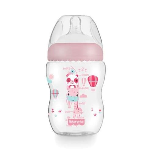 imagem-Mamadeira First Moments Rosa Algodao Doce 270Ml