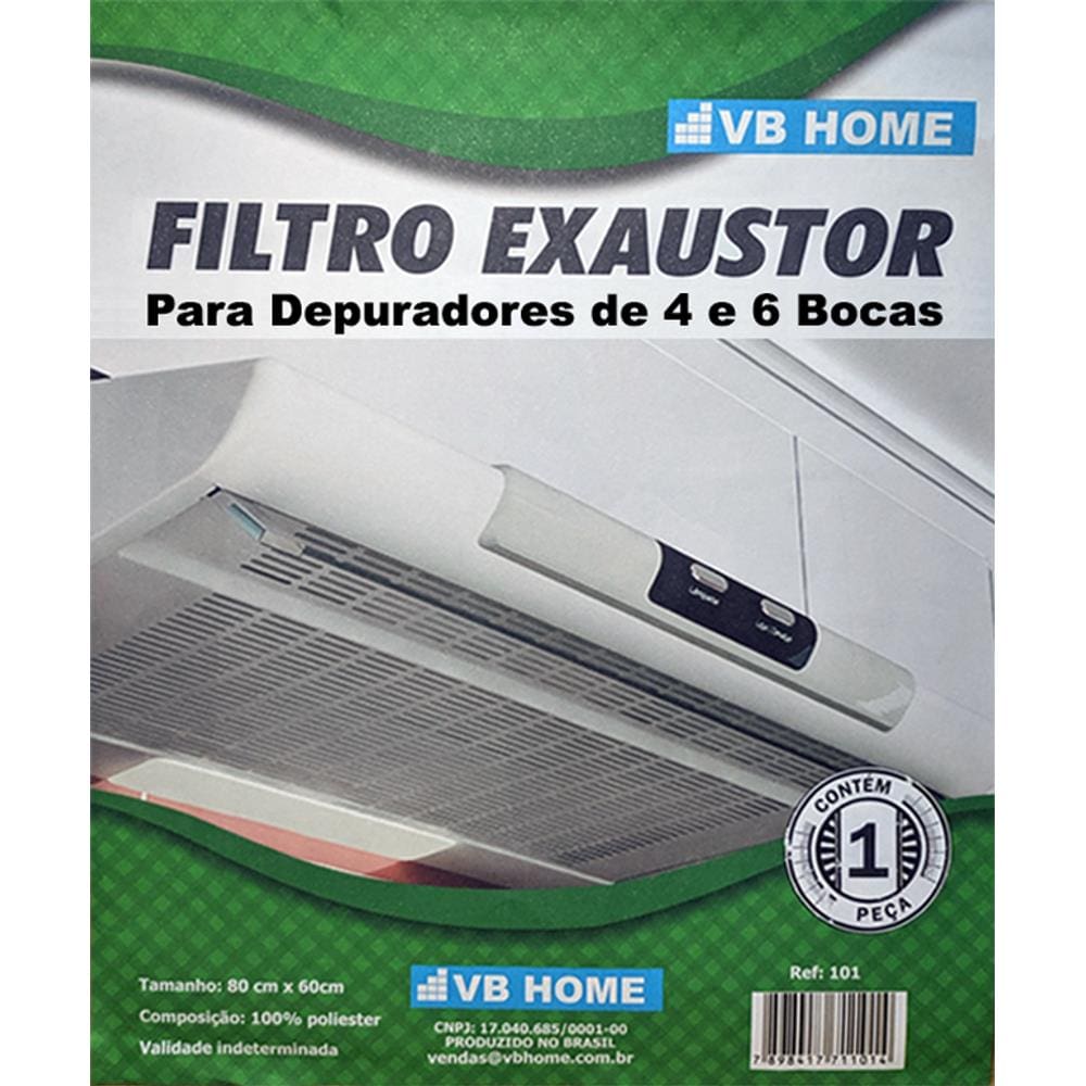 Kit c/ 10 - Manta Filtro Para Depurador de 4 ou 6 Bocas