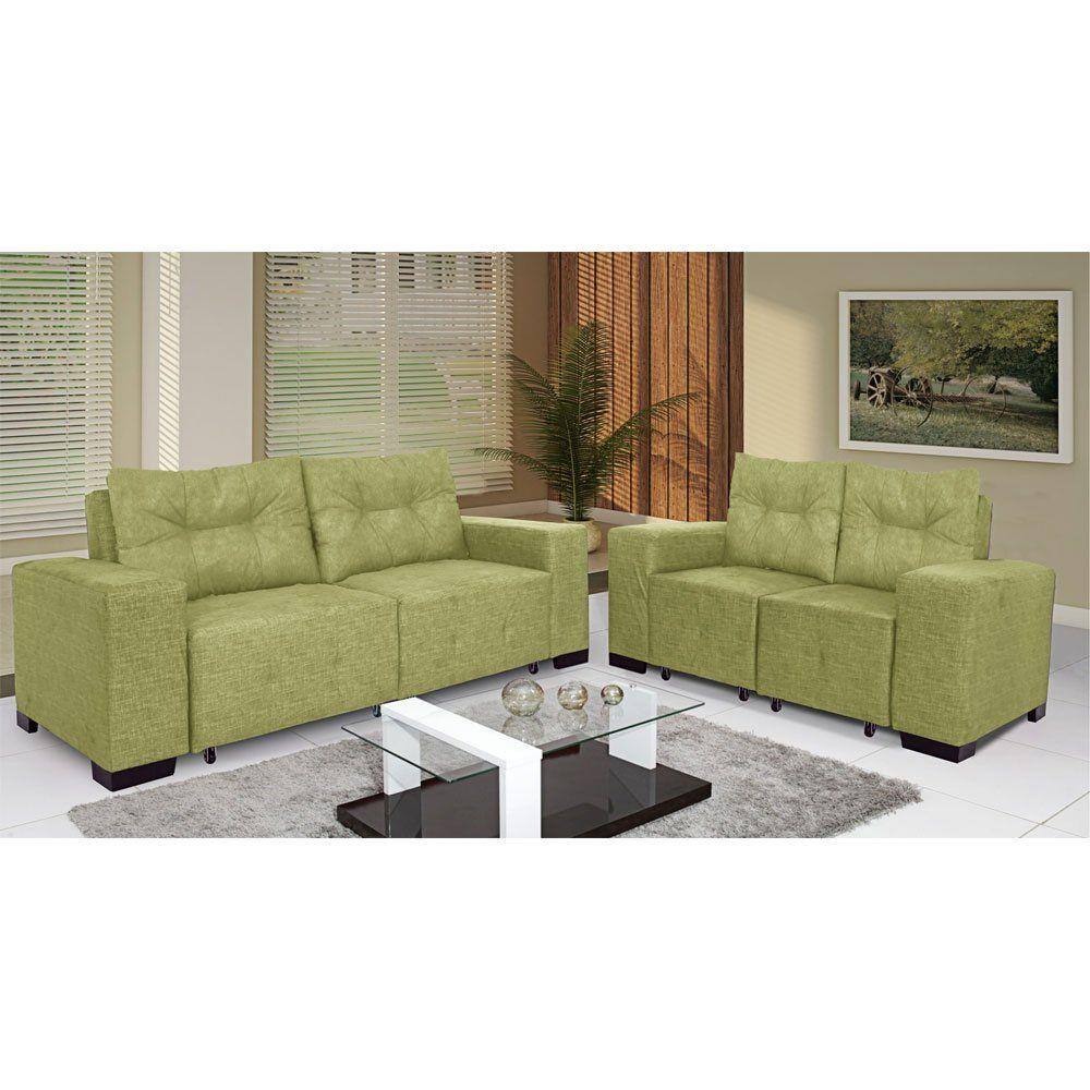 Sofa 2x 3 lug Casas Bahia