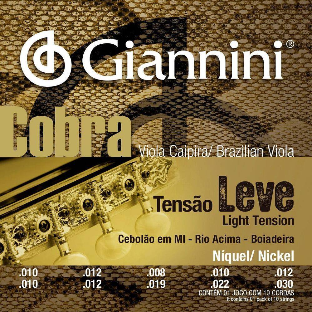 Encordoamento Viola Giannini Gesvnl Niquel Leve