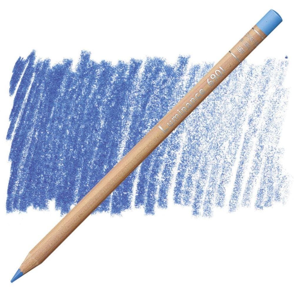 Lápis de Cor Caran d`Ache 6901 Luminance 662 Genuine Cobalt Blue