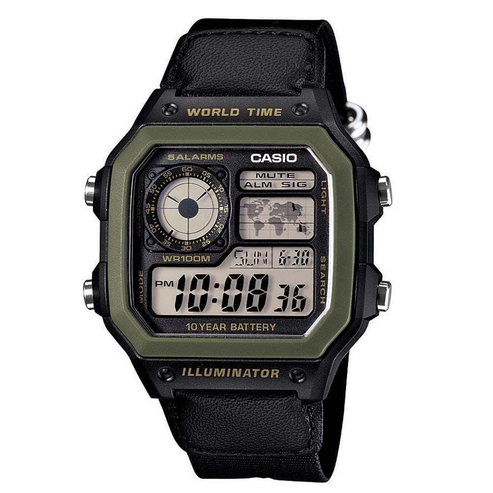 Relógio Masculino Casio Digital Esportivo AE-1200WHB-1BVDF