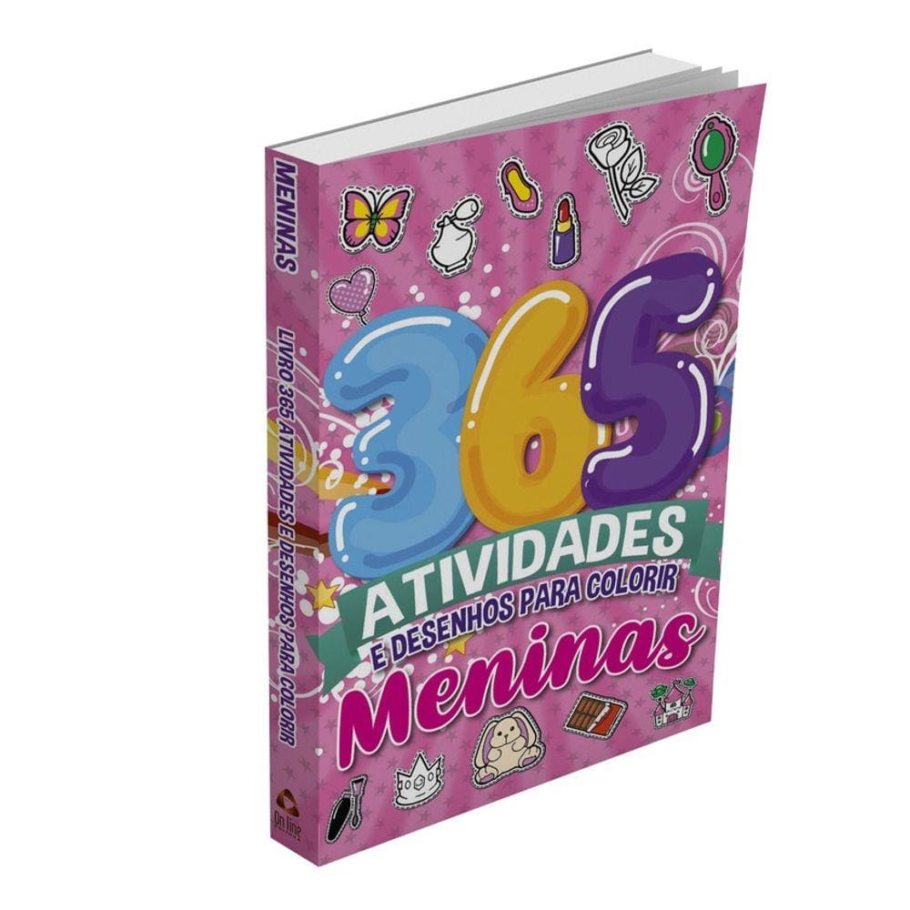Meninas - 365 Atividades e Desenhos para Colorir
