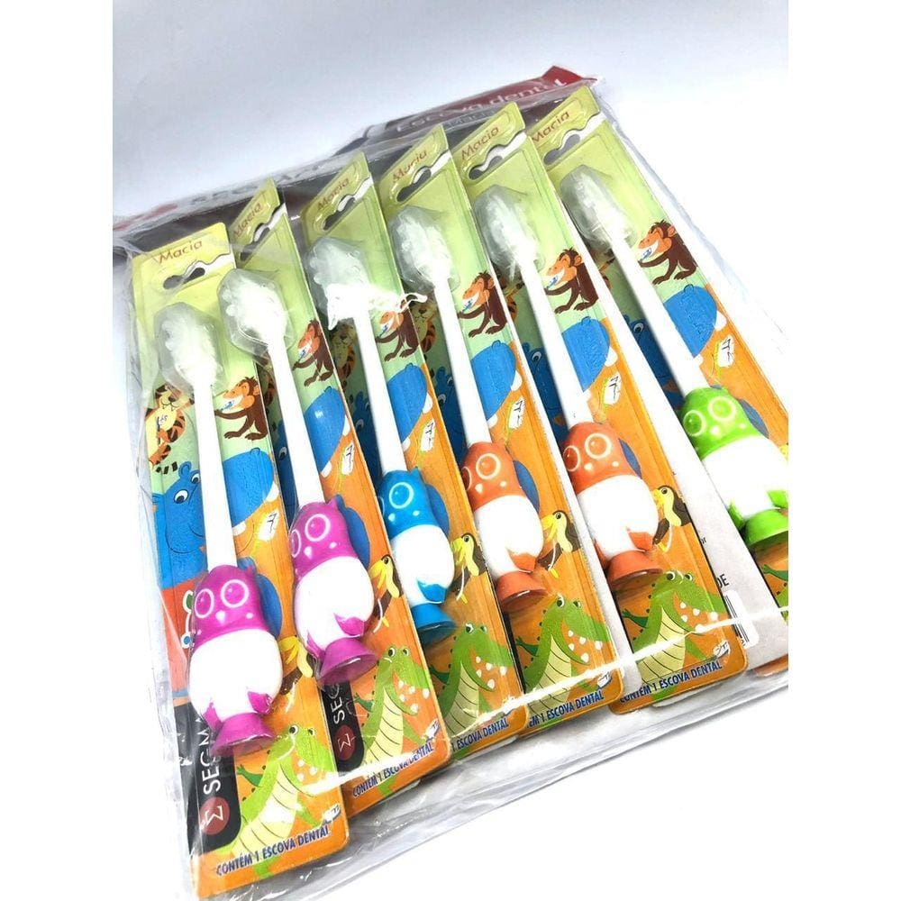 Escova Dental Segma Infantil Pacote Com 12 Unidades