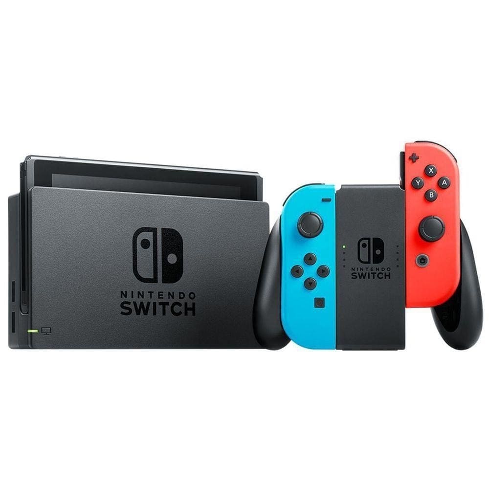 Console Nintendo Switch - Azul Neon e Vermelho Neon (Nacional) Console Nintendo  Switch - Azul Neon e Vermelho Neon (Nacional) Console Nintendo Switch -  Azul Neon e Vermelho Neon (Nacional) Videogame -Consoles 