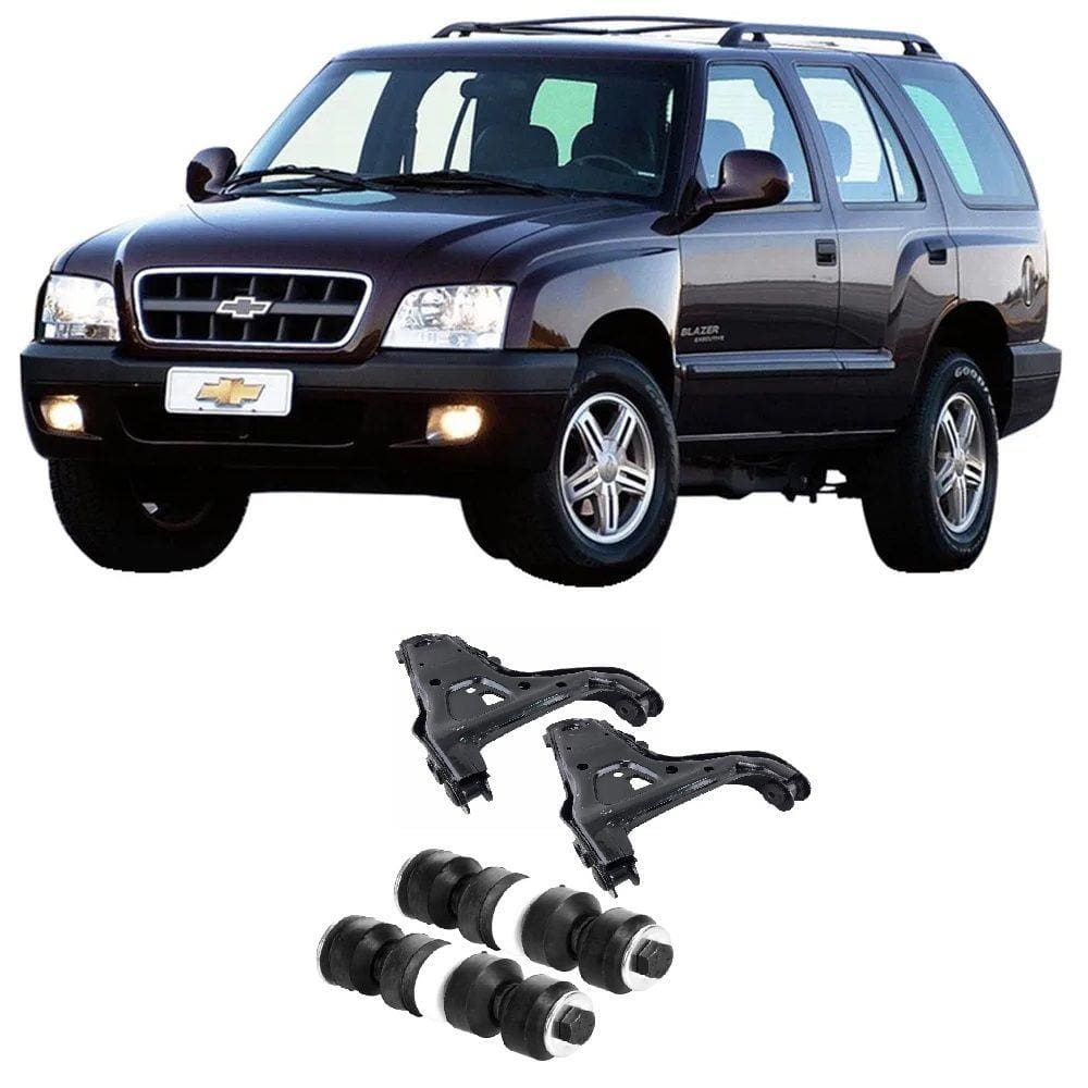 Bandeja + Bieleta Chevrolet Blazer Dianteira 1995 Até 2011 O Par