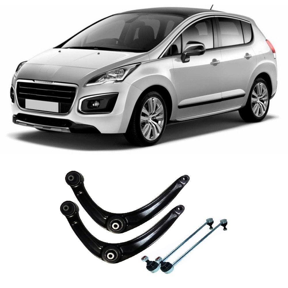 Bandeja + Bieleta Peugeot 3008 Dianteira 2008 Até 2016 O Par