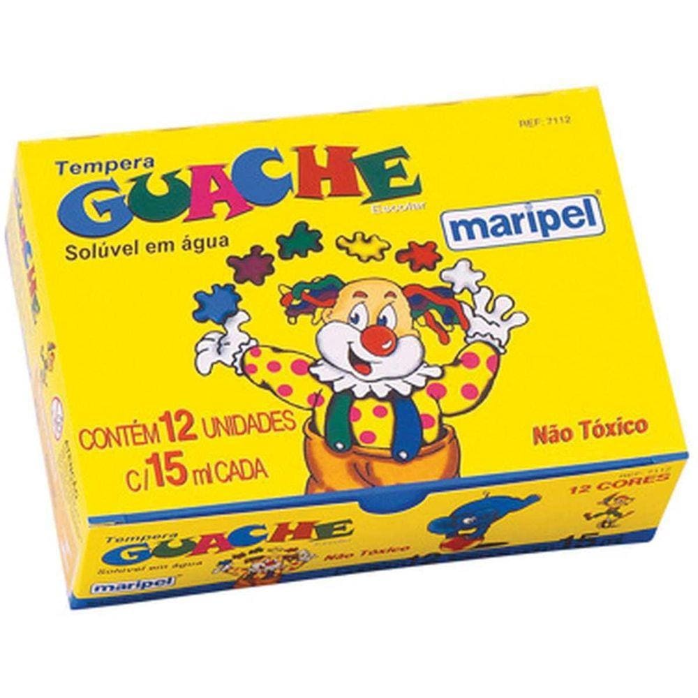 Tinta Guache 015Ml 12 Cores