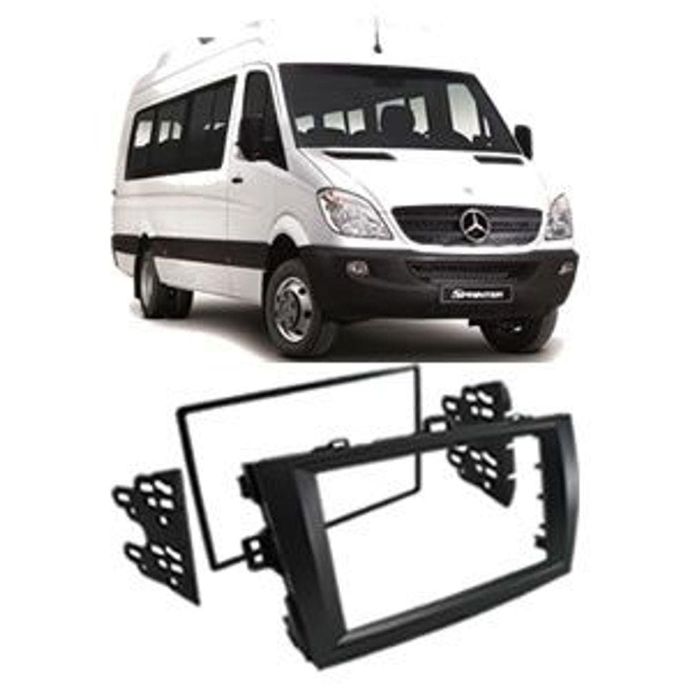 Moldura Painel 2 Din Sprinter 2013 1014 2015 2016 2017 2018