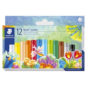 Giz Pastel Oleoso Staedtler Noris Club Jumbo 12 Cores
