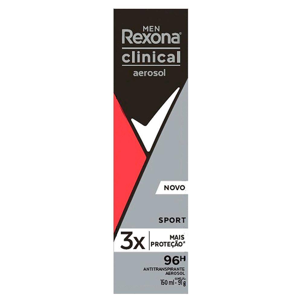 DESOD AER REXONA CLINICAL CLEAN 91G