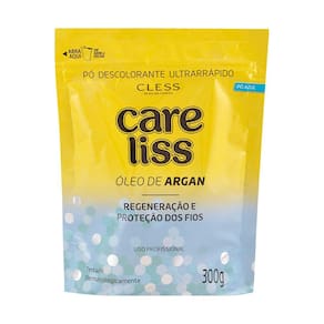 Descolorante Care Liss Refil Óleo Argan Pó Azul 300g