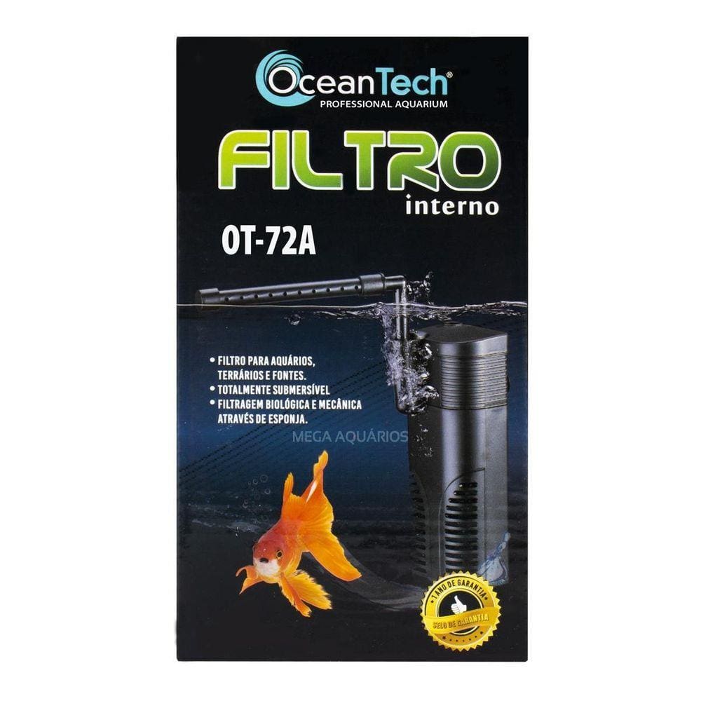 Filtro Submerso Aquário Com Bomba 350L/H Ot-72A 110V