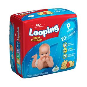 Fralda Comfort Looping Jumbo P 20 Und