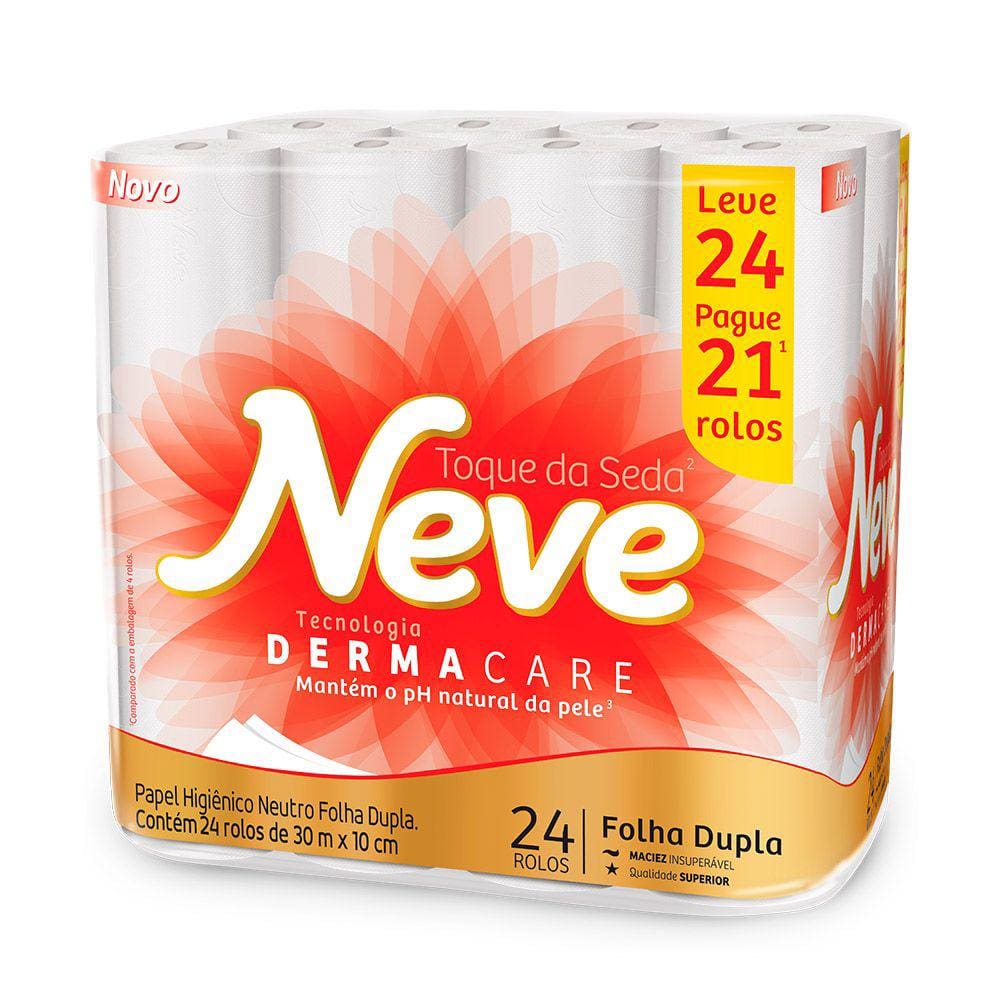 Papel higienico neve 24 folha dupla | Casas Bahia