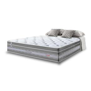 Colchão King de Molas Ensacadas Cama inBox Select Euro Soft 193x203x32 Cinza
