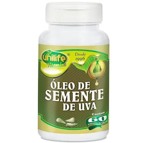 Óleo De Semente De Uva 1200Mg 60 Cápsulas Unilife