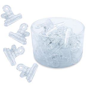 Kit 24 Presilhas Transparentes Curvatura C Unhas Gel Grande