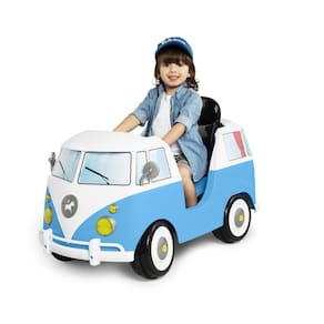 Carrinho a Pedal Kombina Calesita 1029 Azul