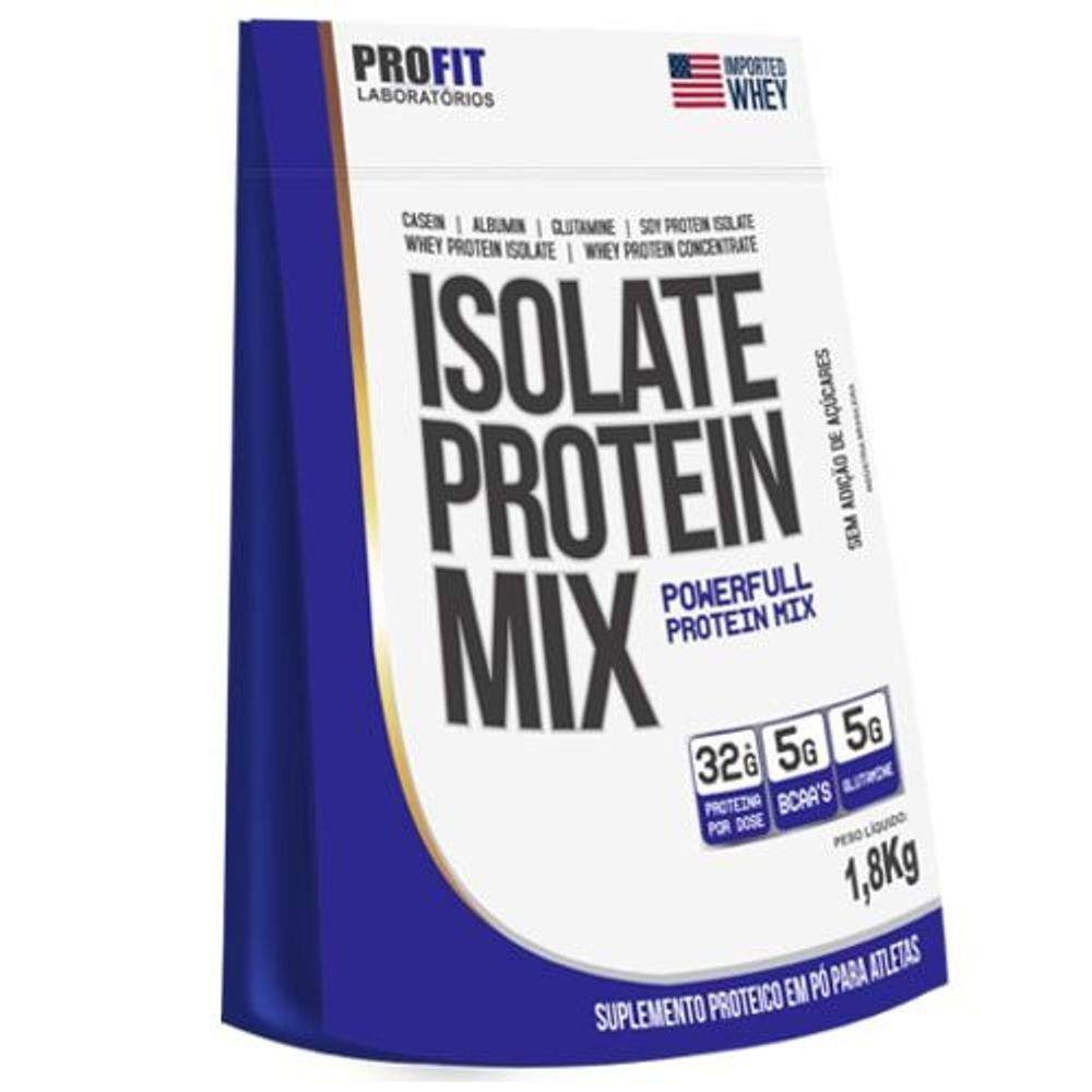 Whey isolate protein mix refil 1 8kg profit Casas Bahia