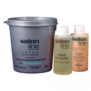 Kit Relaxante Guanidina Extra Conditioning Salon Line 218g