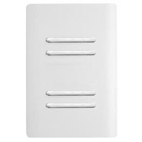 Cj Interruptor Quadruplo Paralelo Com Suporte 4X2 - Dicompel Novara Branco Total - Dnv1100/173Brtl