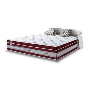 Colchão Casal de Molas Ensacadas Cama inBox Select Euro Soft 138x188x32 Vinho