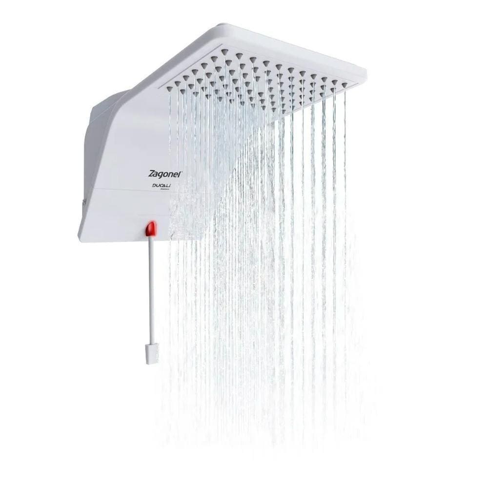 Chuveiro Ducha Ducali Eletrônica Branco 5500W 110v Zagonel