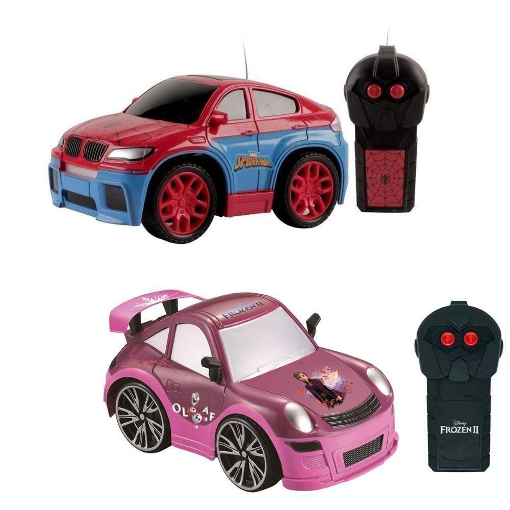 Kit High Speed Homem Aranha Vermelho + Snow Machine Frozen Roxo