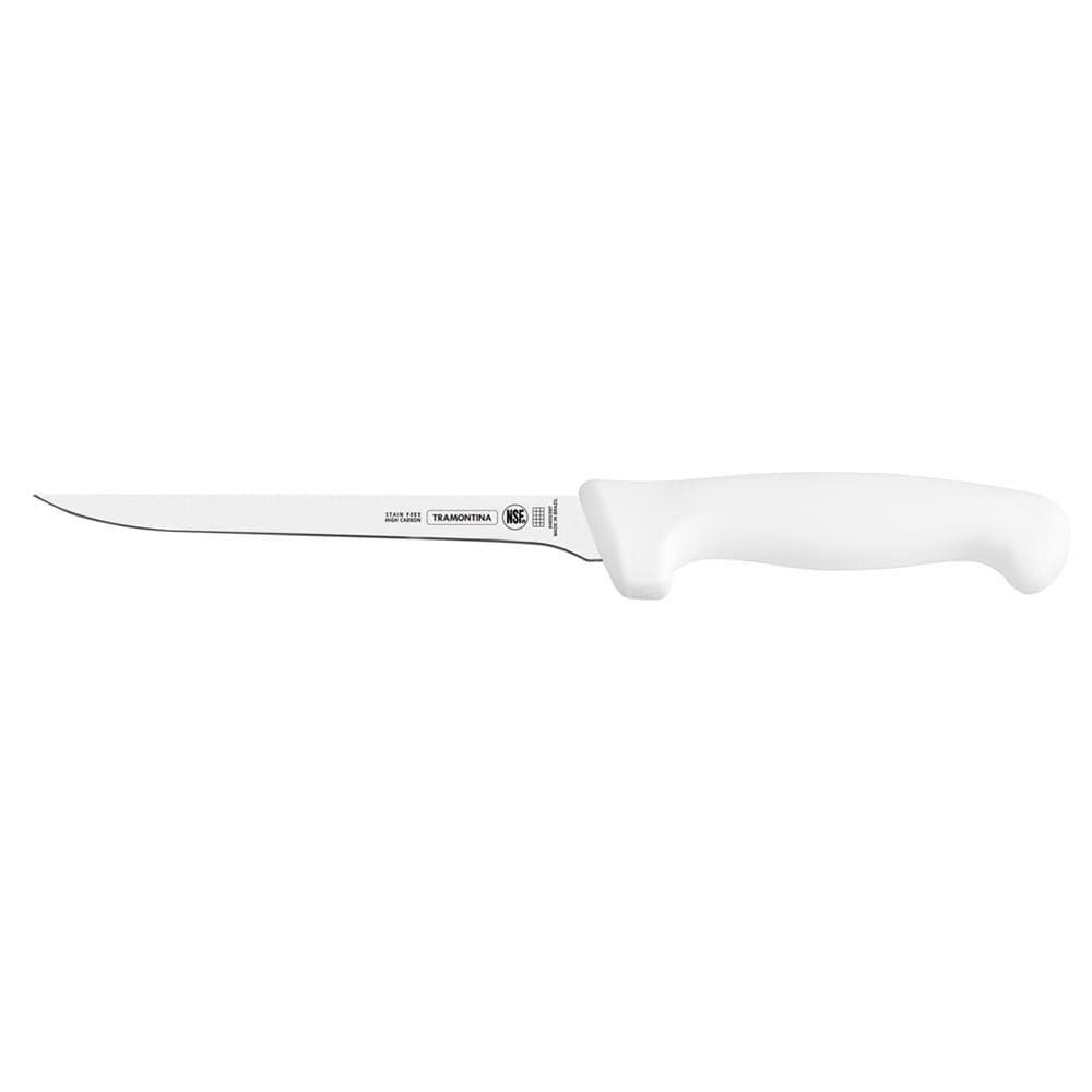 Faca desossar 7 polegadas profissional cabo branco