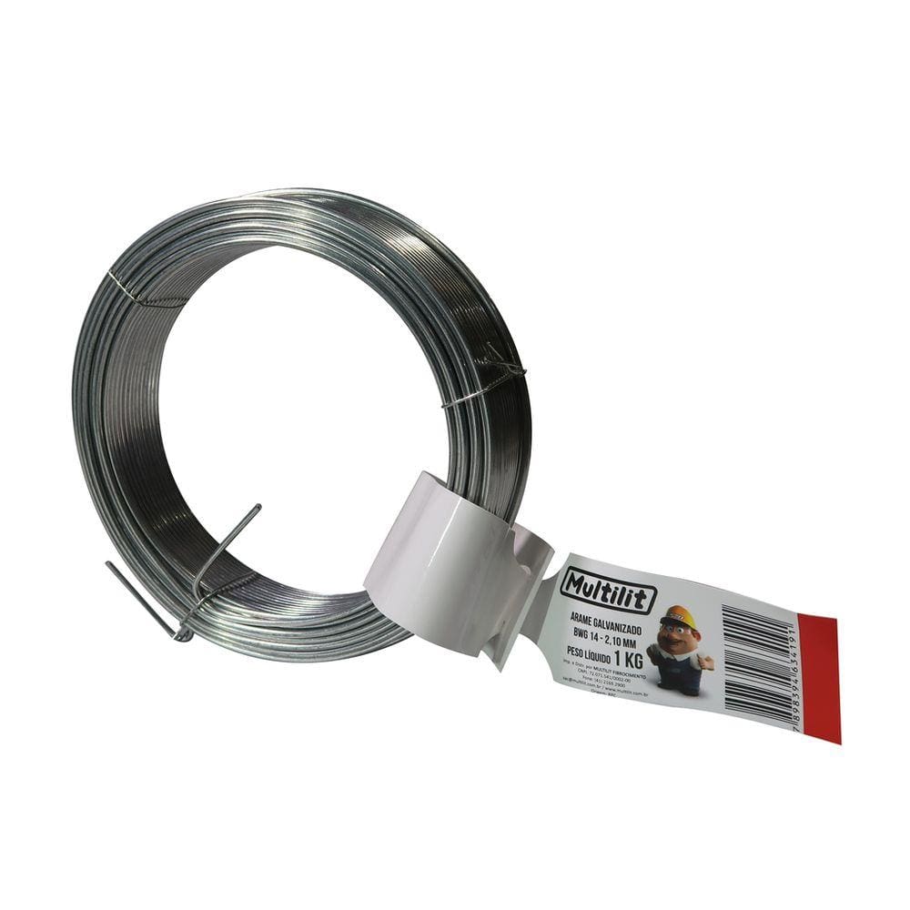 Arame Galvanizado 14 BWG Multilit 1kg