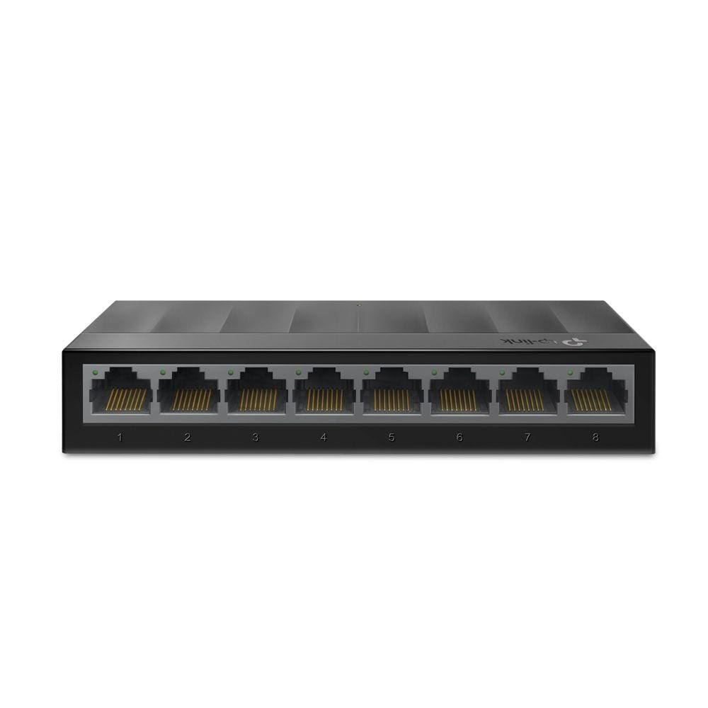 Switch Gigabit de Mesa Tp-Link Ls1008G com 8 portas 10/100/1000 Mbps