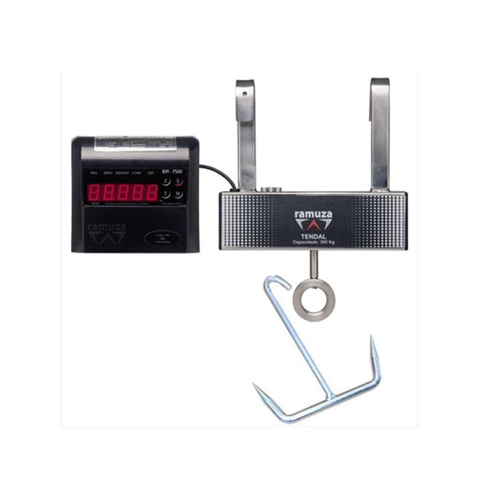Balança Açougueiro Tendal Digital 300kg/100g Inox Com Bateria Ramuza