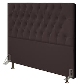 Cabeceira Cama Box Casal 140cm Diamante D10 Corano Marrom