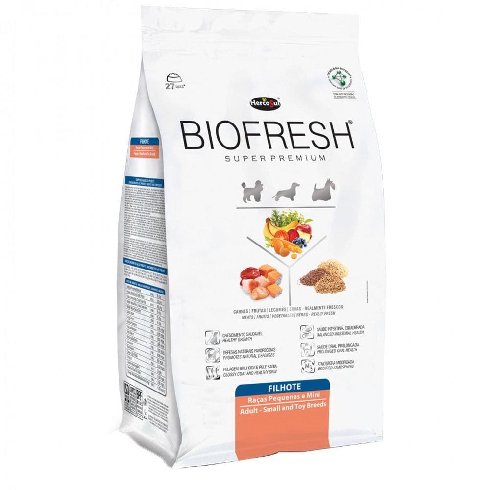 Ração Biofresh Filhote Raças Pequenas 1 kg