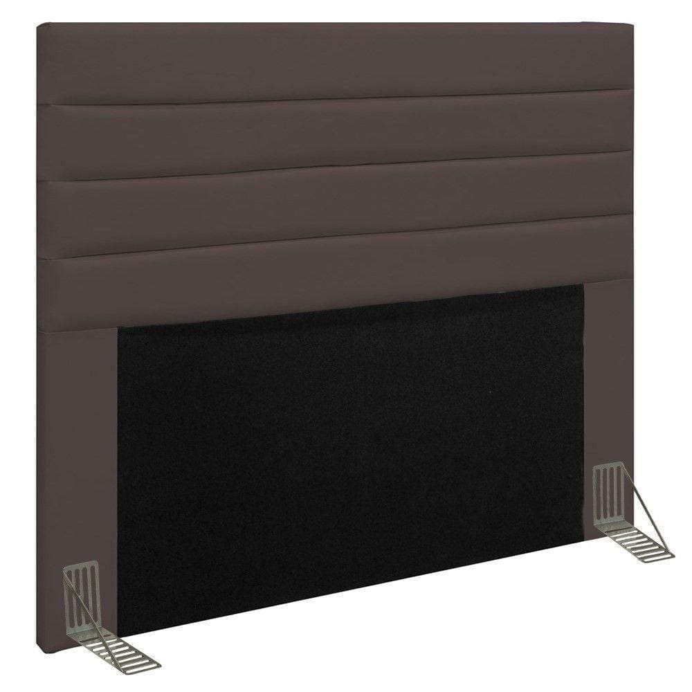 Cabeceira Cama Box Casal 140cm Rubi D10 Corano Marrom