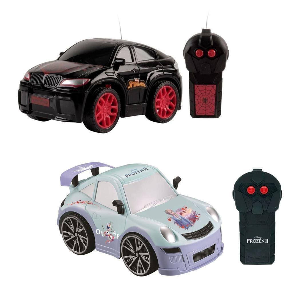 Kit High Speed Homem Aranha Cinza + Snow Machine Frozen Azul