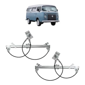 Par Máquina Vidro Manual Kombi Carat 2008 2009 10 11 12 2013