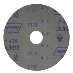 Disco Lixa Norton F425 G180 7P 180mm 10X1 - Embalagem com 10 Unidades