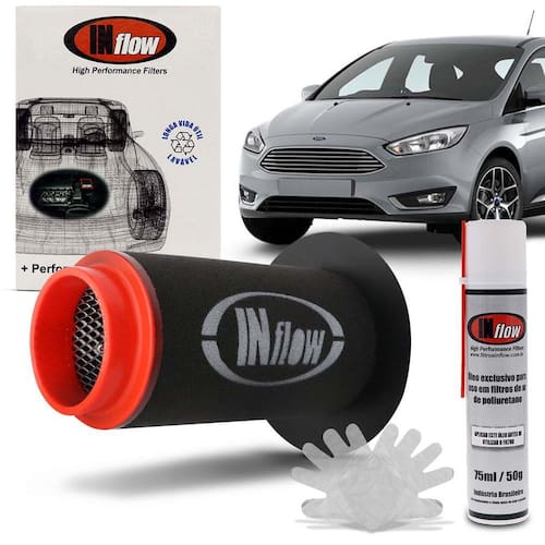 Menor preço em Filtro de Ar Esportivo Inflow Inbox Ford Focus 2009 a 2018 1.6 2.0 HPF2901