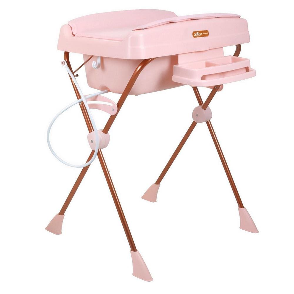Banheira de Bebe Burigotto Millenia+ Mon Amour Rosa