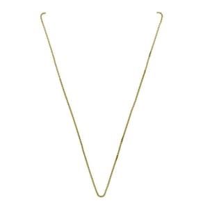 Corrente Prata c/ Ouro 18K Veneziana 0.70mm 60cm