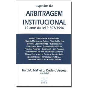 Aspectos da arbitragem institucional - 1 ed./2008