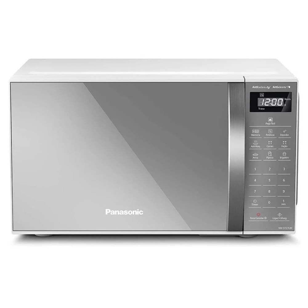 Forno Micro-ondas. Panasonic 21 Litros Espelhado Nn-st27lwrun